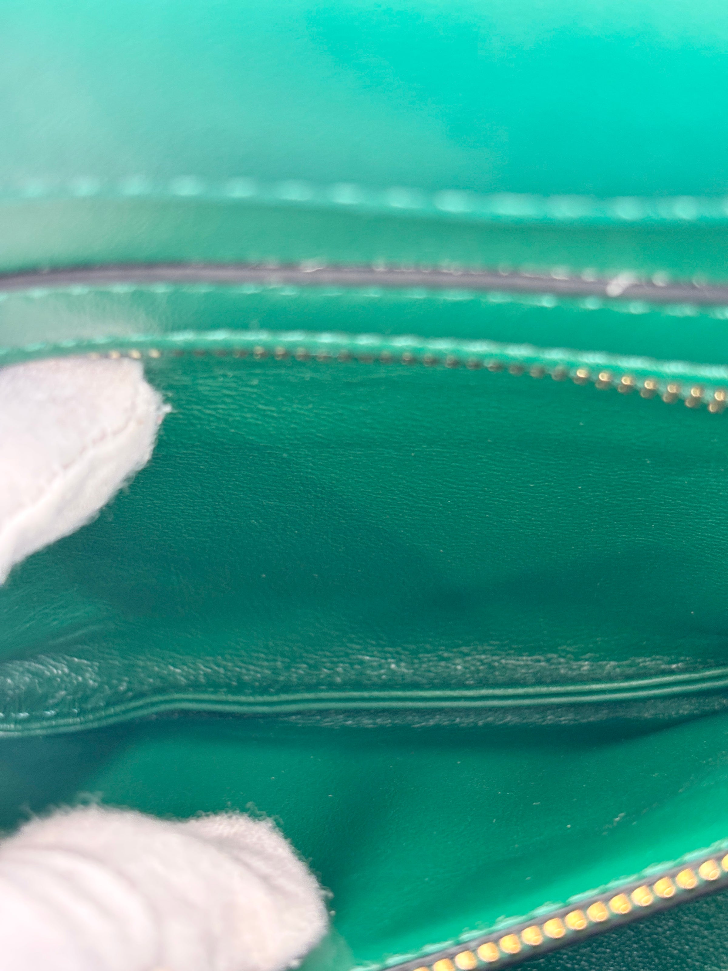 Roman Stud Medium Chain Bag Green