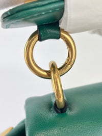 Roman Stud Medium Chain Bag Green