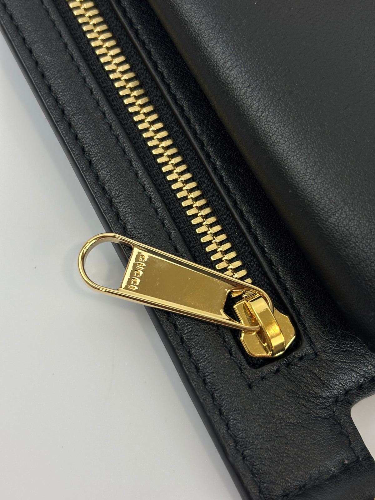 Blondie GG Supreme Smooth Leather Belt Bag in Black GHW