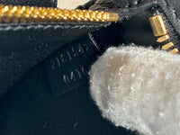 Blondie GG Supreme Smooth Leather Belt Bag in Black GHW