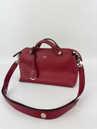 Medium By the Way Bag Red Calfskin