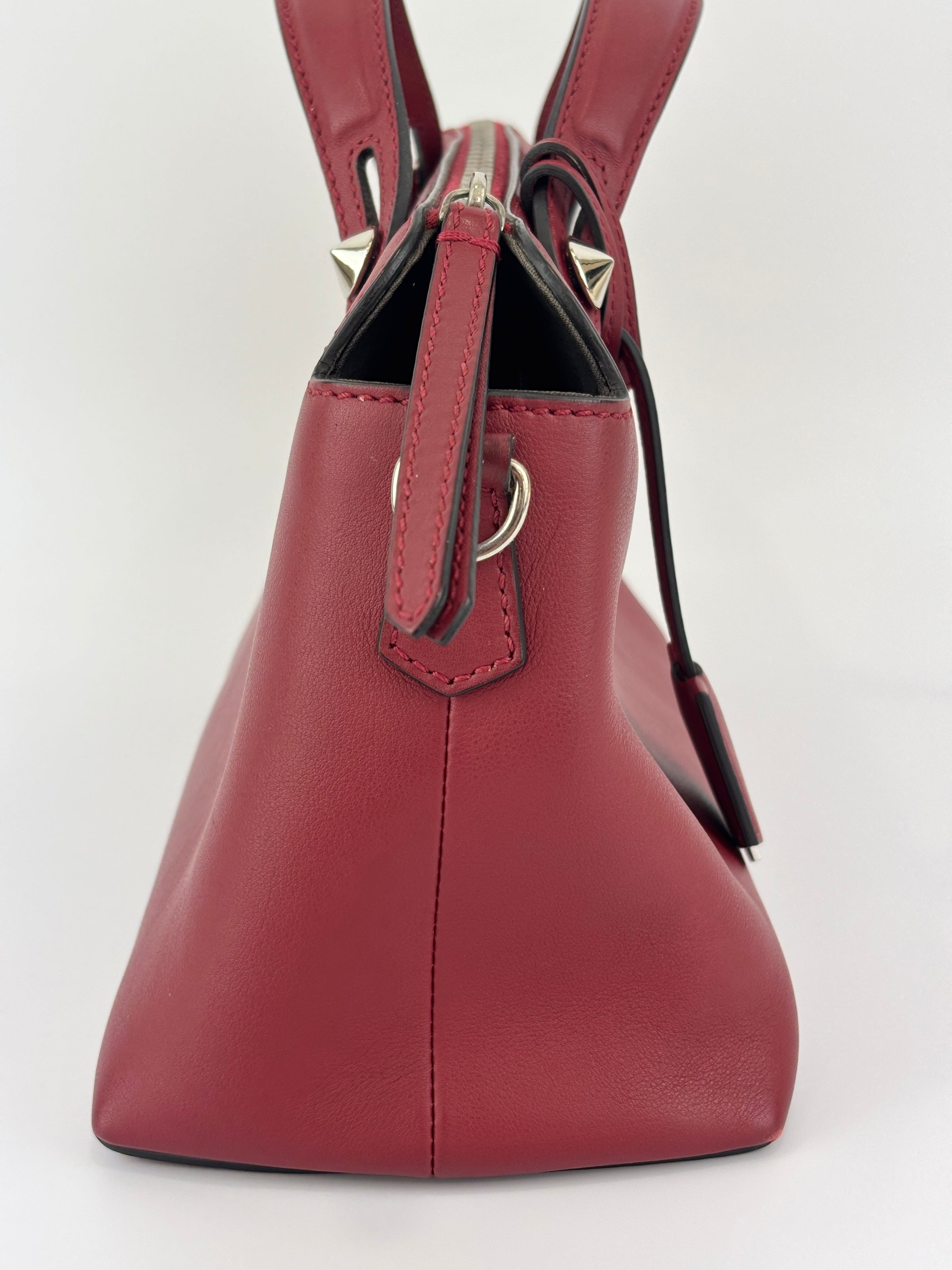 Medium By the Way Bag Red Calfskin