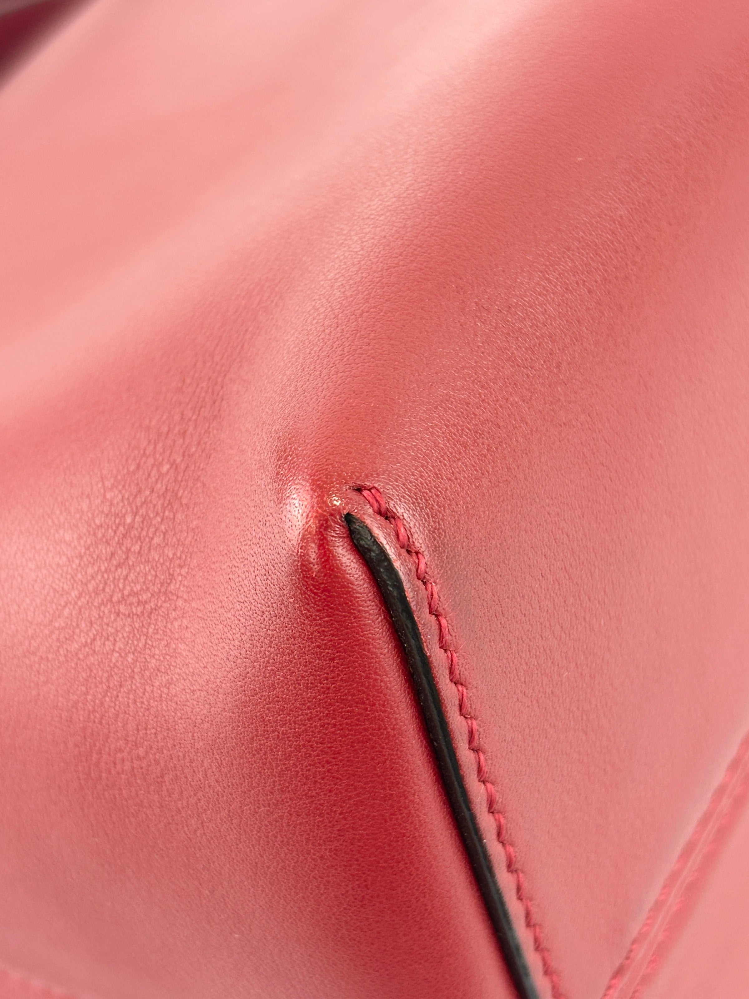 Medium By the Way Bag Red Calfskin