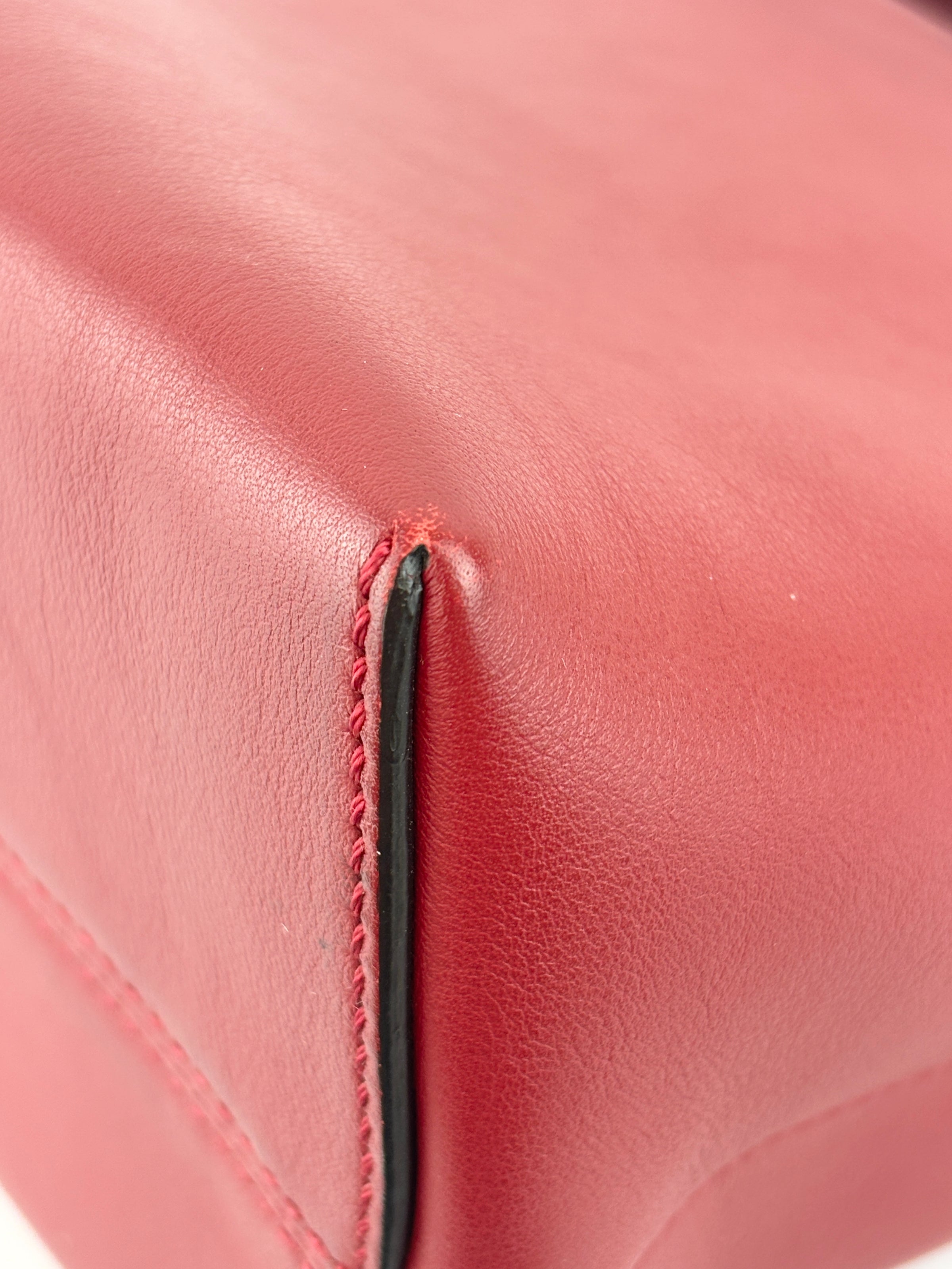 Medium By the Way Bag Red Calfskin