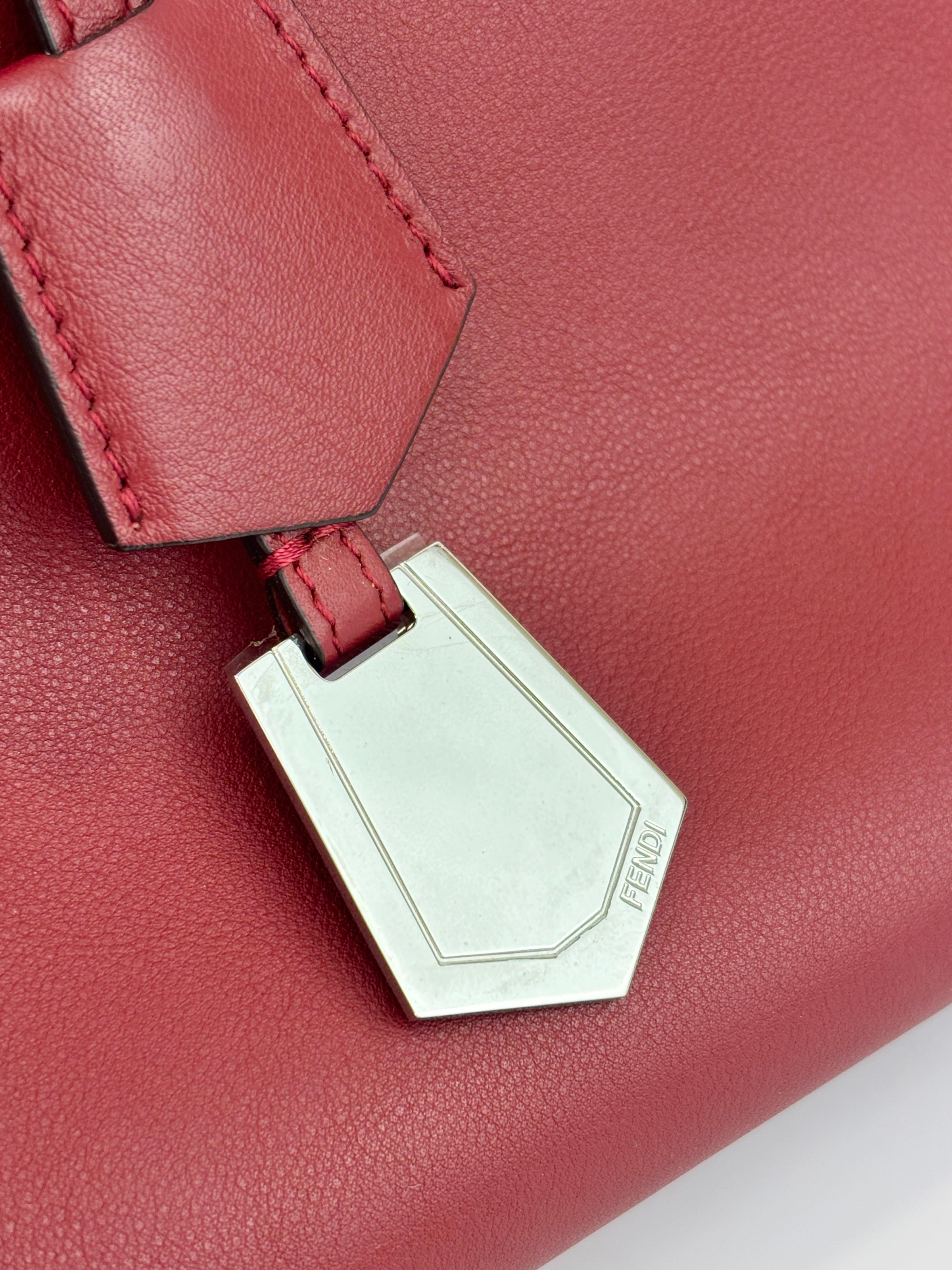Medium By the Way Bag Red Calfskin