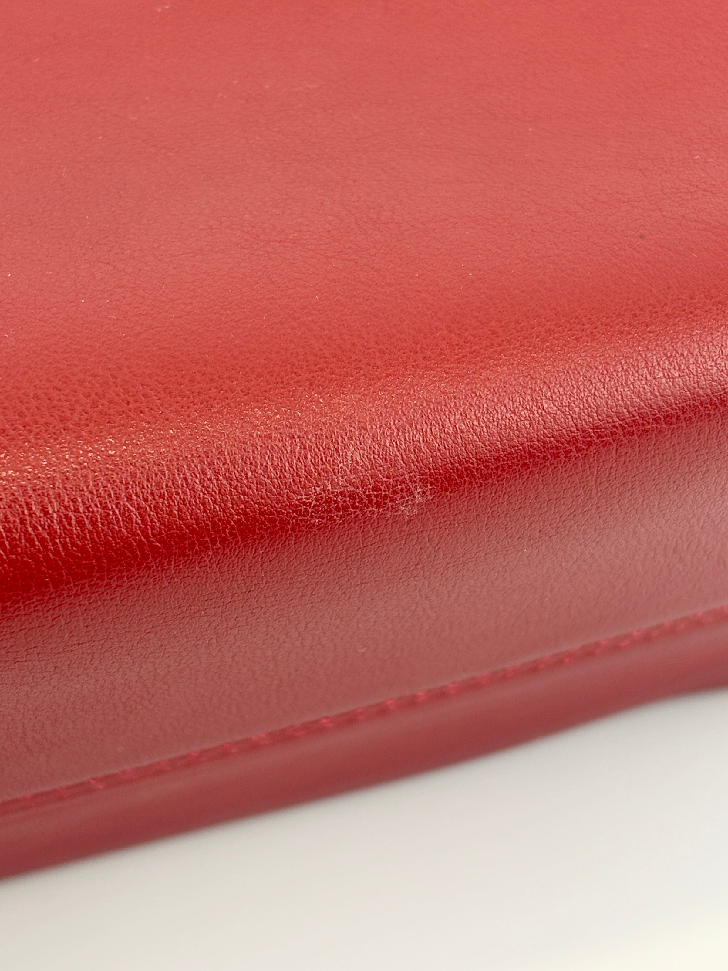 Medium By the Way Bag Red Calfskin
