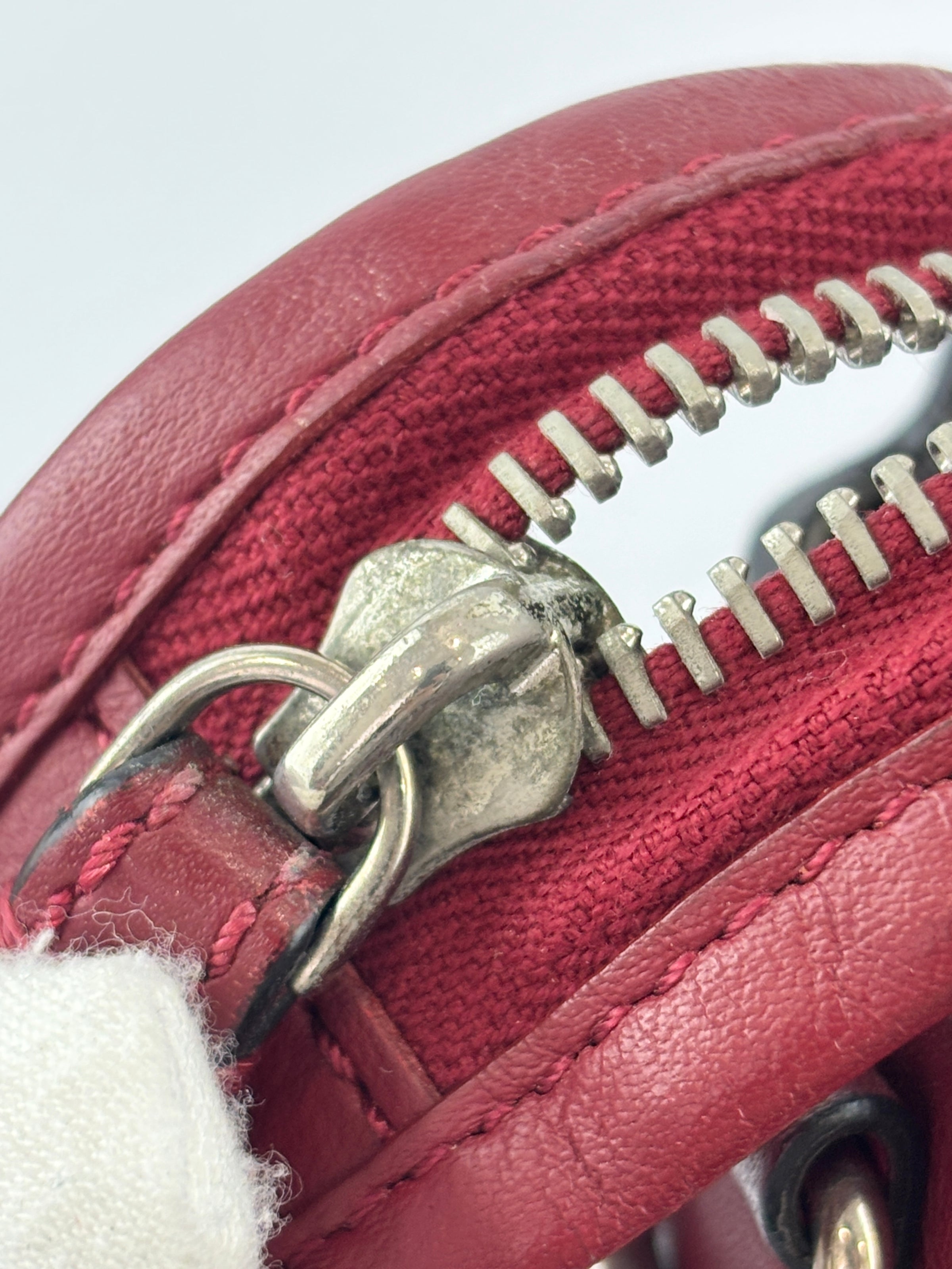 Medium By the Way Bag Red Calfskin