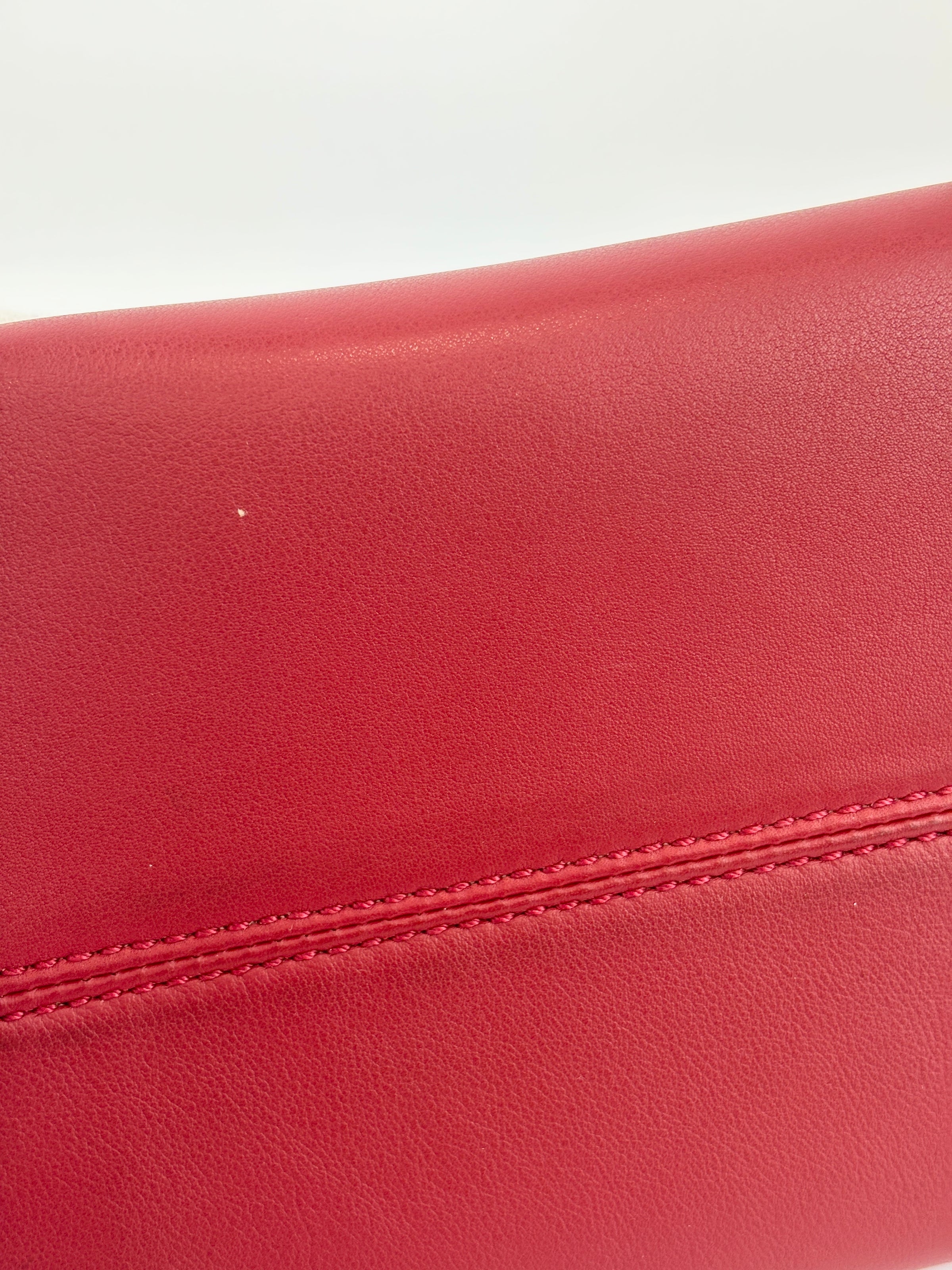 Medium By the Way Bag Red Calfskin