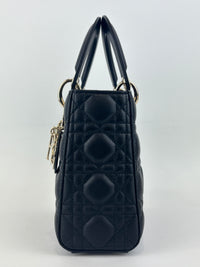 Small Lady Dior My ABCDior in Black Cannage Lambskin LGHW