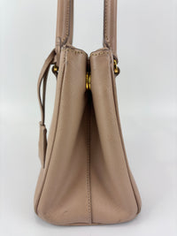BN2896 Galleria Small Saffiano Leather Bag Cammeo