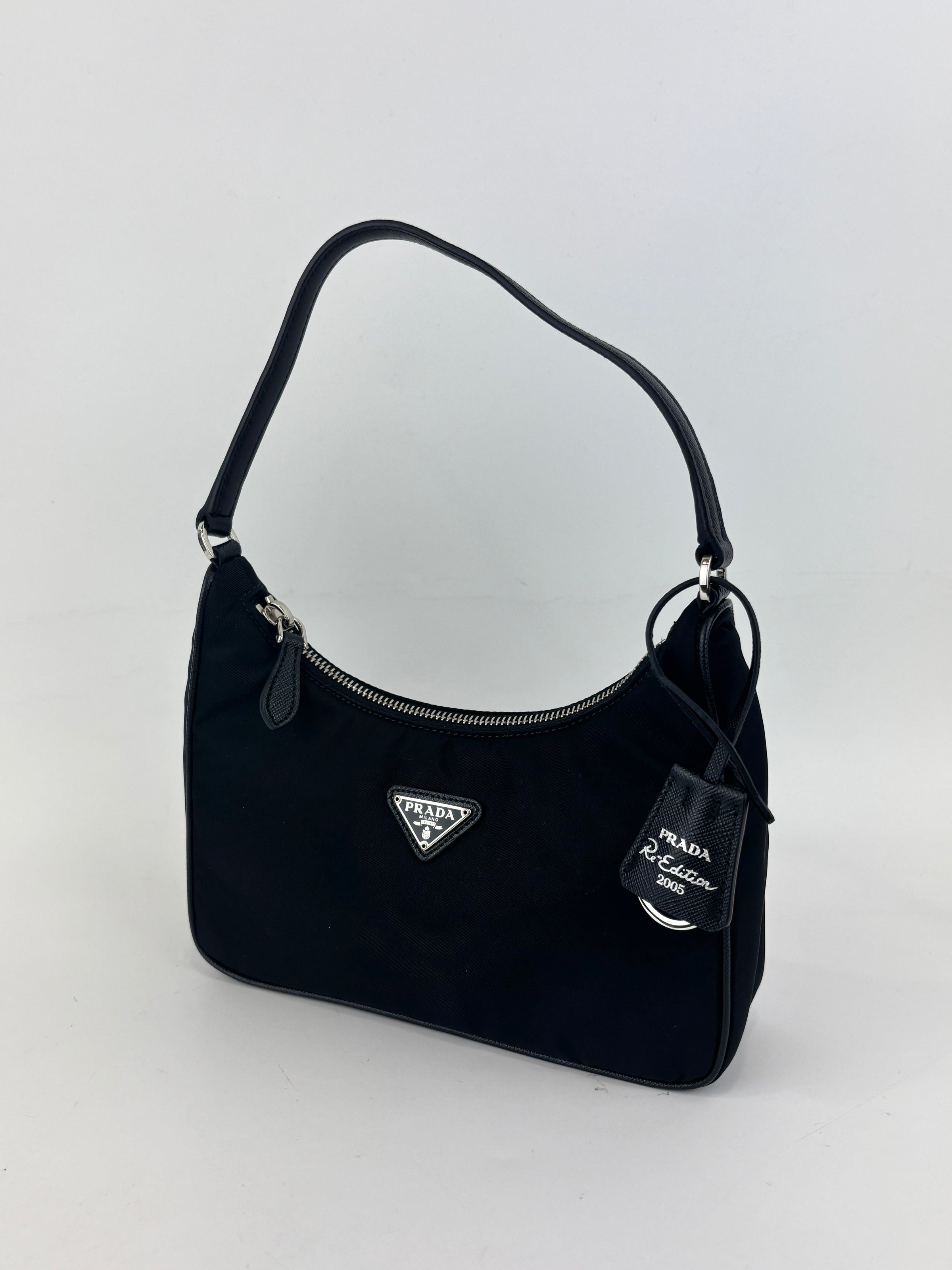 1NE204 Re-Edition 2005 Re-Nylon and Saffiano Mini Bag