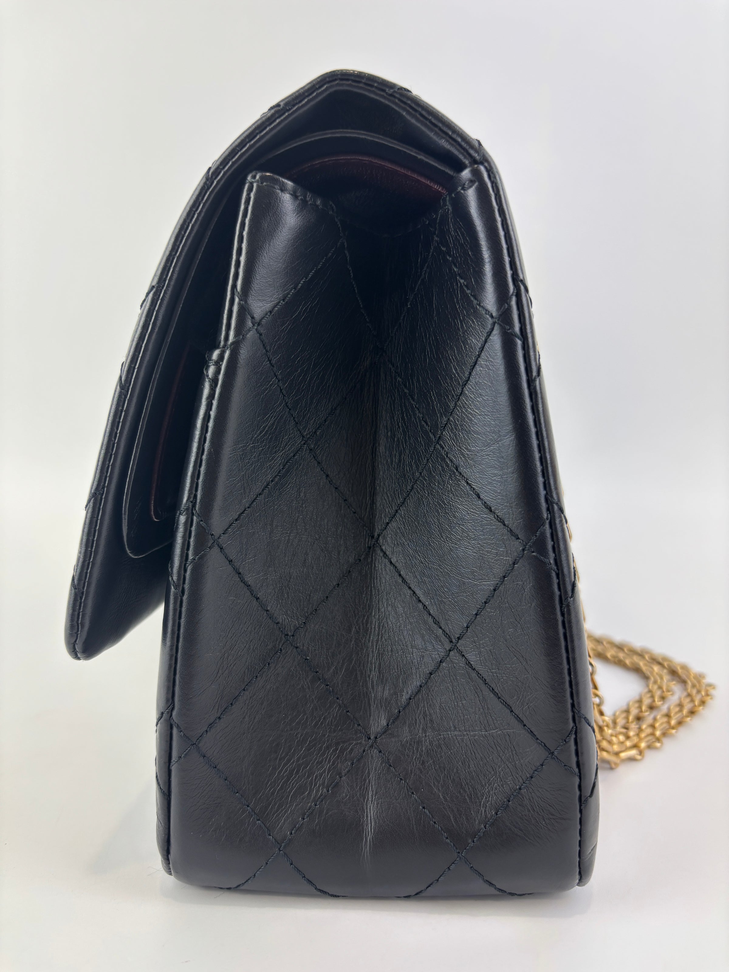 Reissue 227 Black Aged Calf Leather GHW