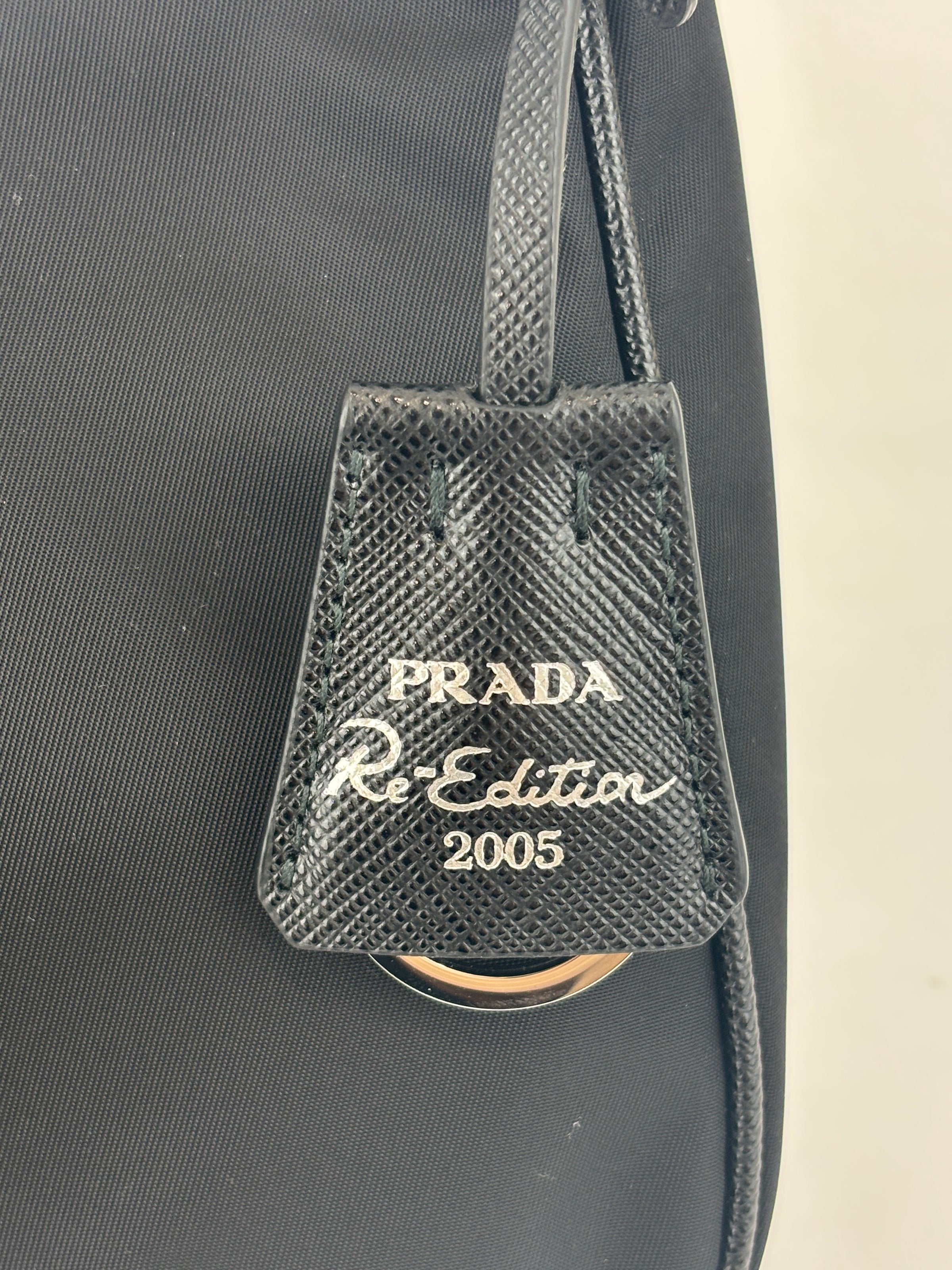 1NE204 Re-Edition 2005 Re-Nylon and Saffiano Mini Bag