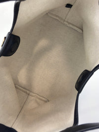 Giglio Small Tote Bag in Blue and White GG Denim