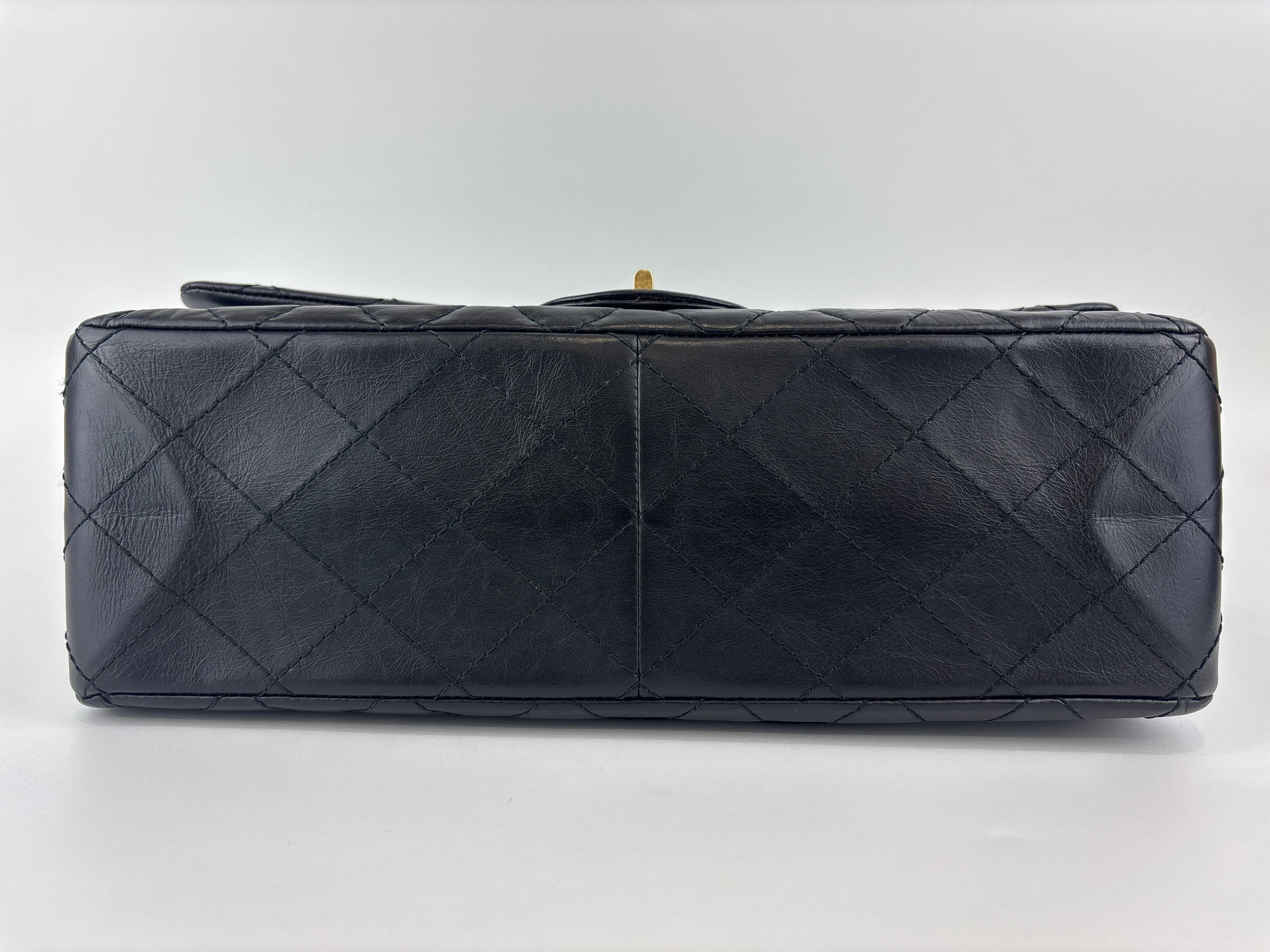 Reissue 227 Black Aged Calf Leather GHW