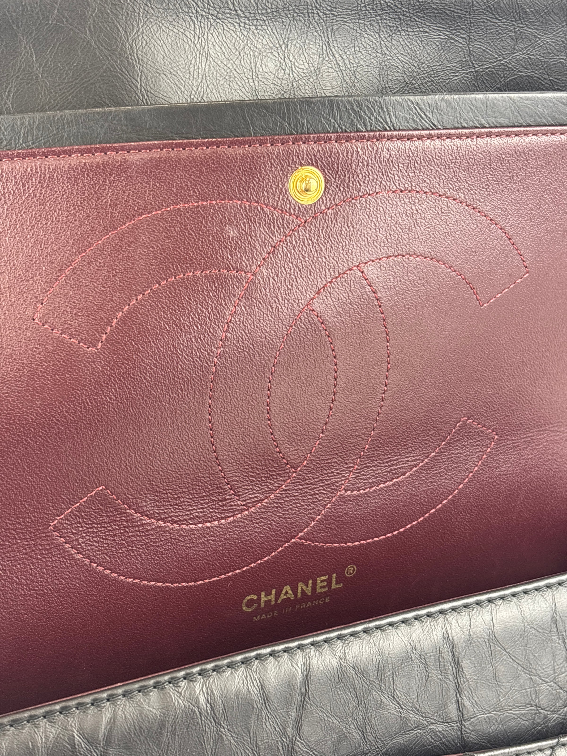 Reissue 227 Black Aged Calf Leather GHW