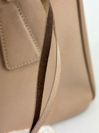 BN2896 Galleria Small Saffiano Leather Bag Cammeo