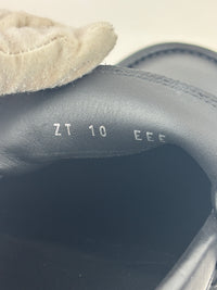 Moccasin with Gancini Ornament Saddle Loafer Calfskin in Black Size 10