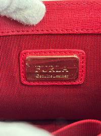 Mini Brava Crossbody Bag in Red Textured Leather