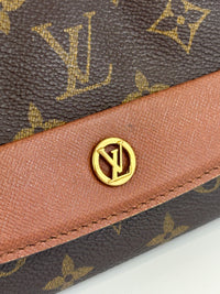 Vintage Monogram Bordeaux 2-Way Shoulder Bag & Clutch