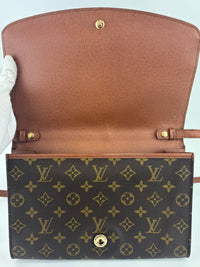 Vintage Monogram Bordeaux 2-Way Shoulder Bag & Clutch
