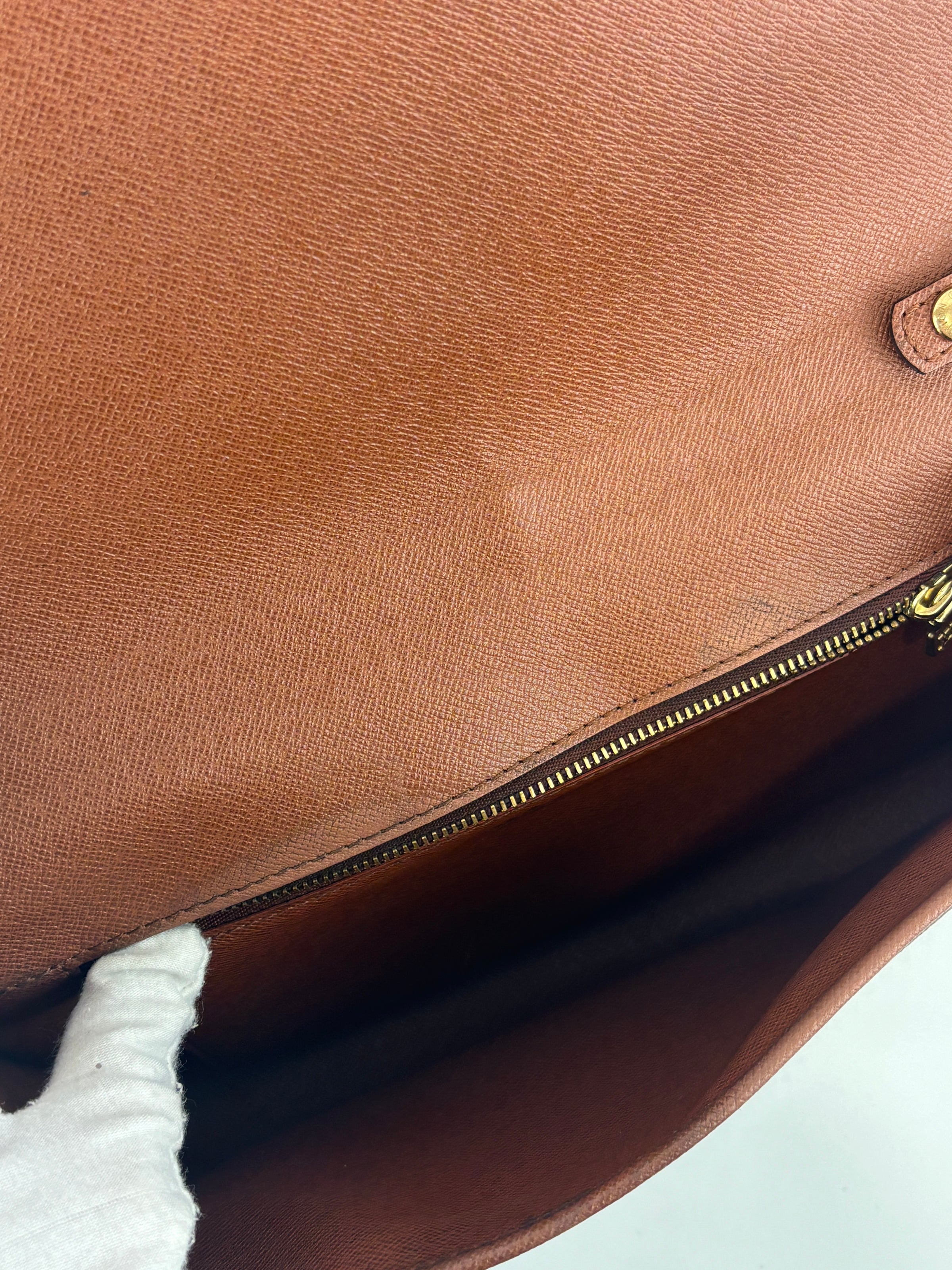 Vintage Monogram Bordeaux 2-Way Shoulder Bag & Clutch