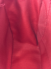 Mini Brava Crossbody Bag in Red Textured Leather