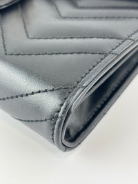 GG Marmont Matelasse Calfskin Wallet On Chain Crossbody Bag
