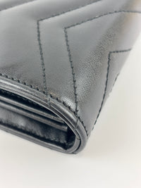 GG Marmont Matelasse Calfskin Wallet On Chain Crossbody Bag