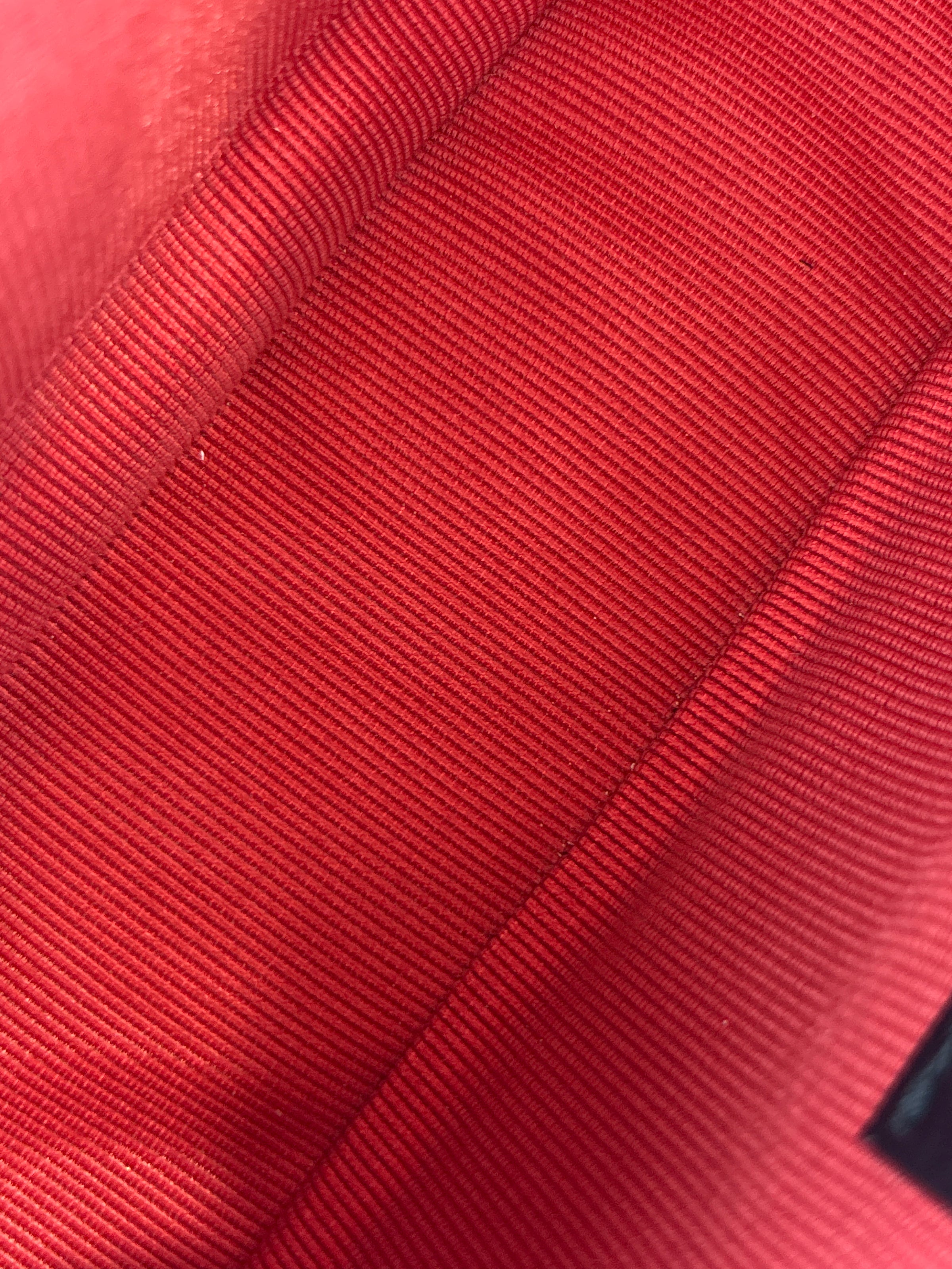 Mini Brava Crossbody Bag in Red Textured Leather