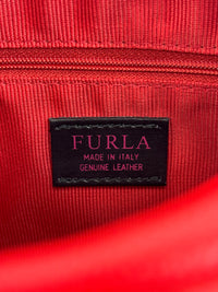 Mini Brava Crossbody Bag in Red Textured Leather