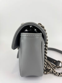 446774 Grey Aria GG Marmont Matelasse Shoulder Bag