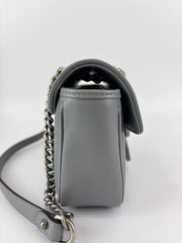 446774 Grey Aria GG Marmont Matelasse Shoulder Bag