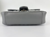 446774 Grey Aria GG Marmont Matelasse Shoulder Bag