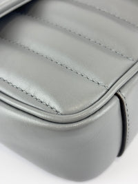 446774 Grey Aria GG Marmont Matelasse Shoulder Bag