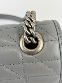 446774 Grey Aria GG Marmont Matelasse Shoulder Bag