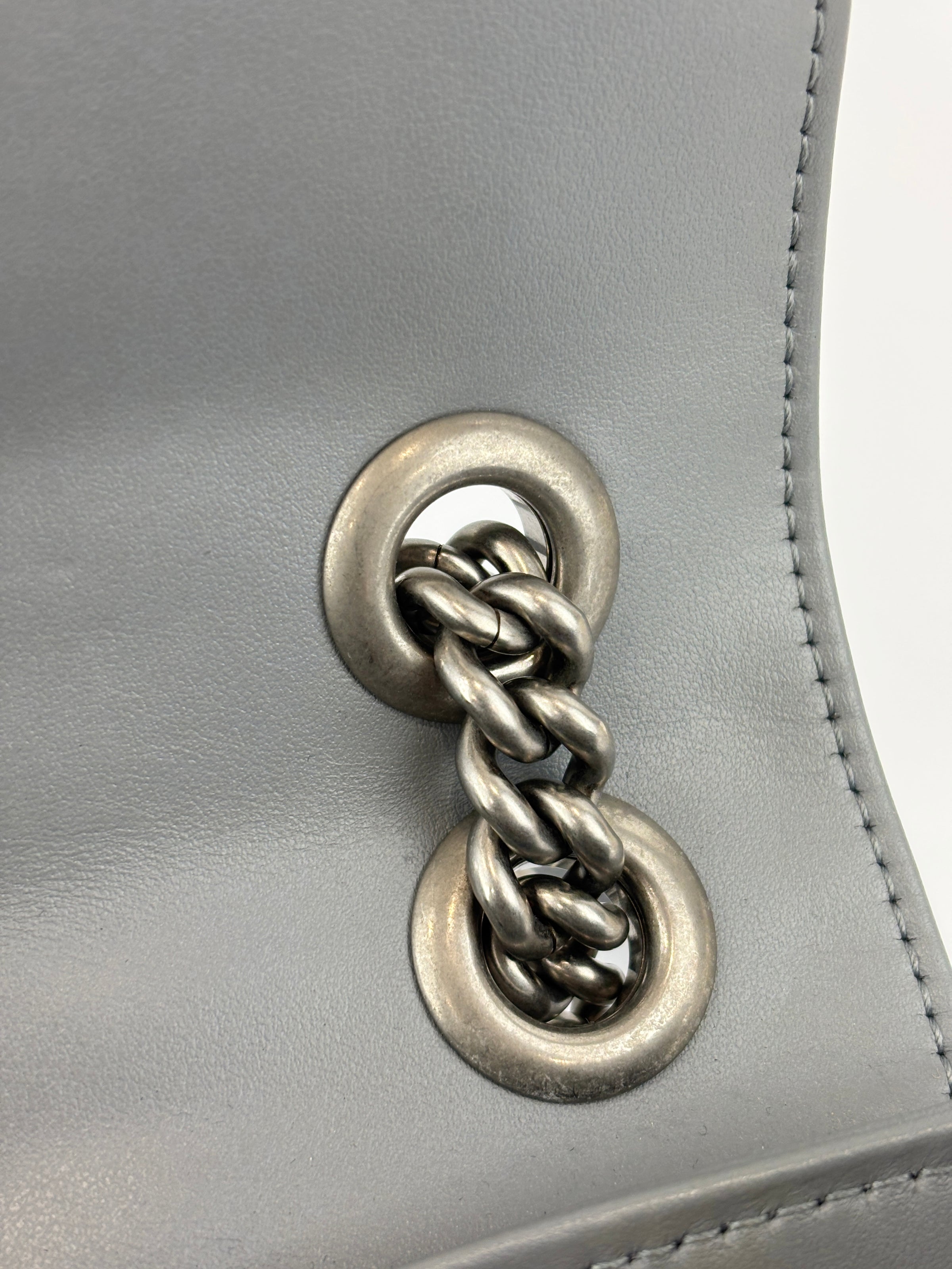 446774 Grey Aria GG Marmont Matelasse Shoulder Bag