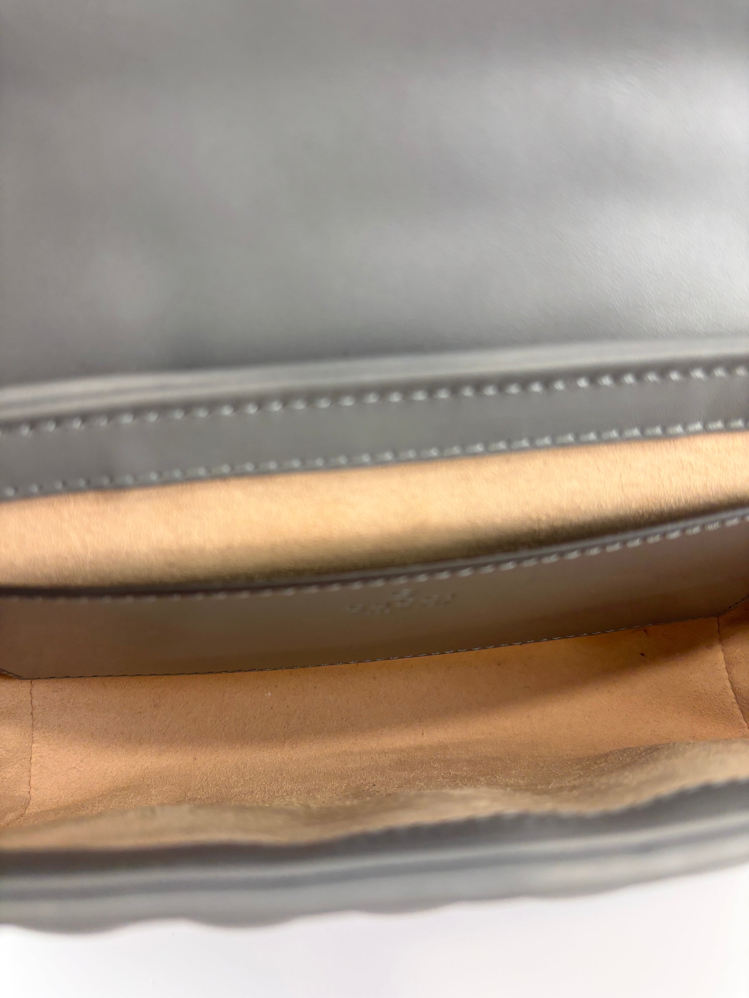 446774 Grey Aria GG Marmont Matelasse Shoulder Bag