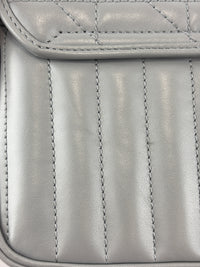 446774 Grey Aria GG Marmont Matelasse Shoulder Bag