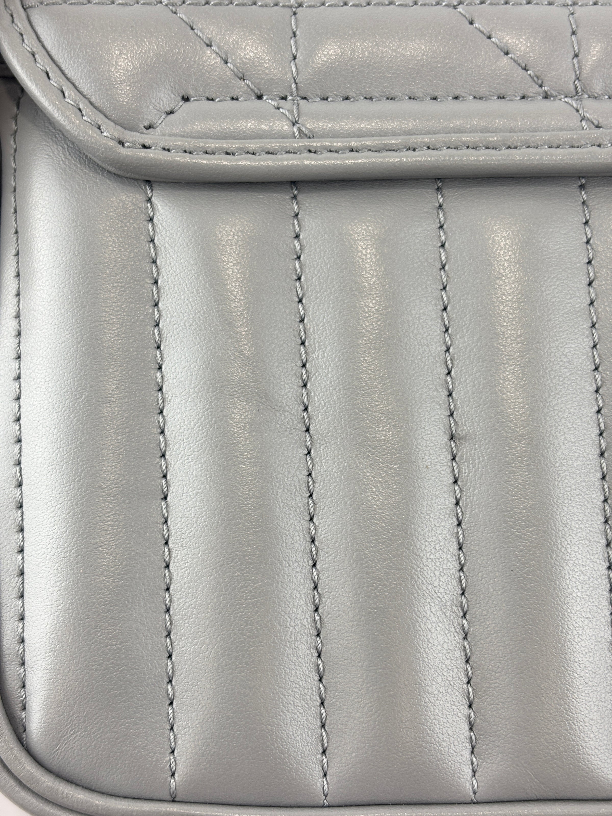 446774 Grey Aria GG Marmont Matelasse Shoulder Bag