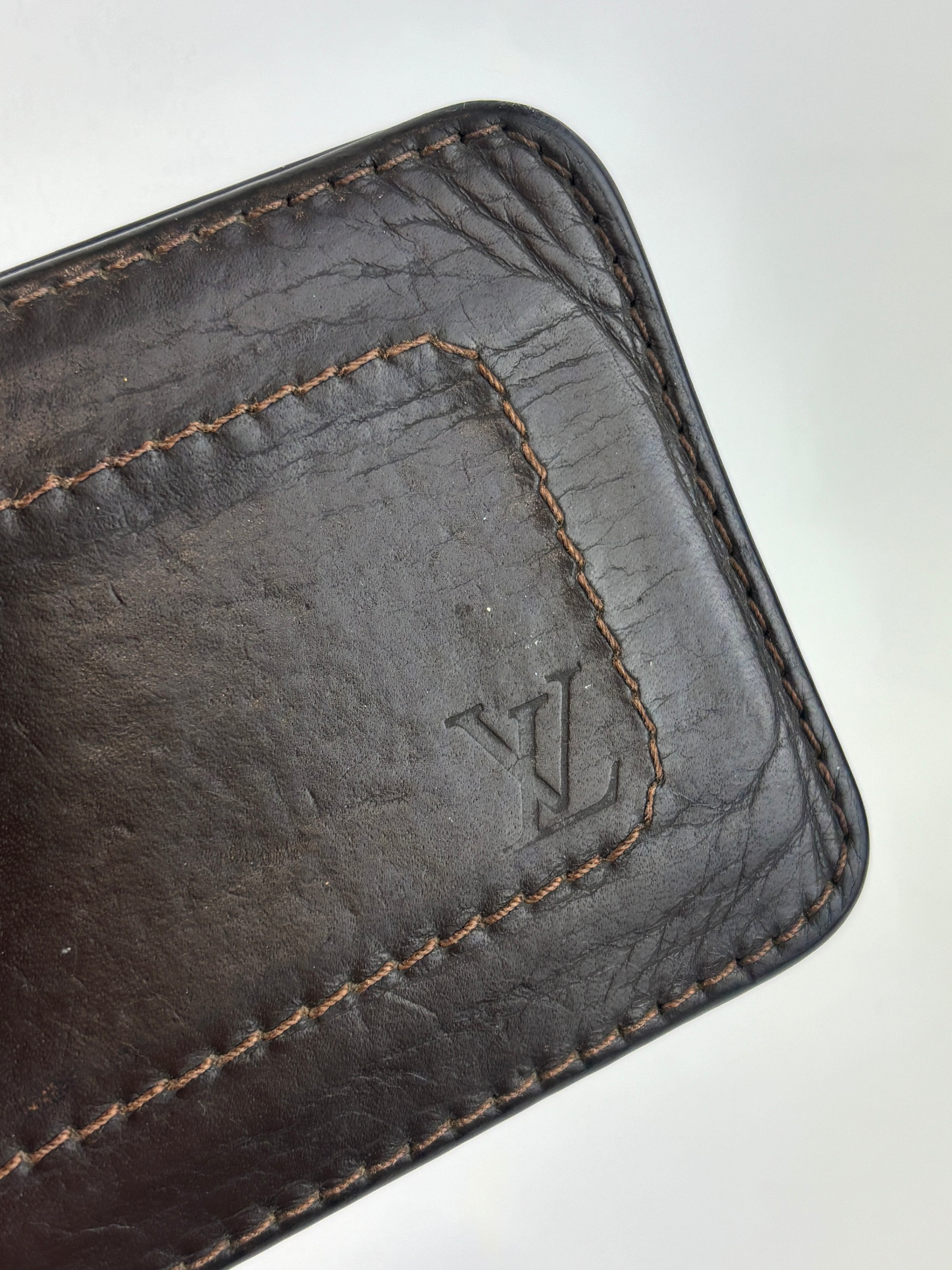 Men’s Utah Leather Pince Wallet in Brown