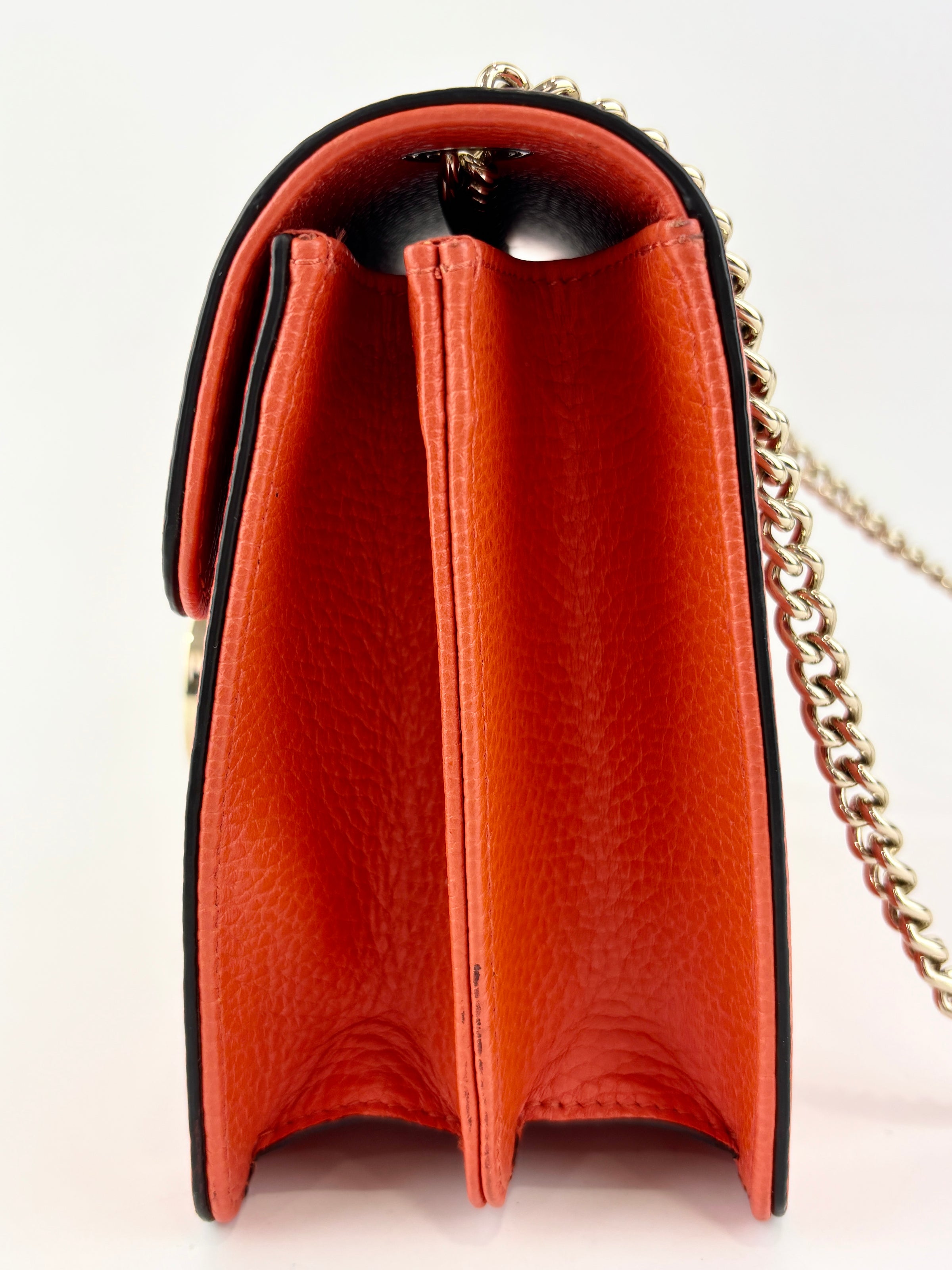Small Dollar Calfskin Interlocking G Crossbody Bag
