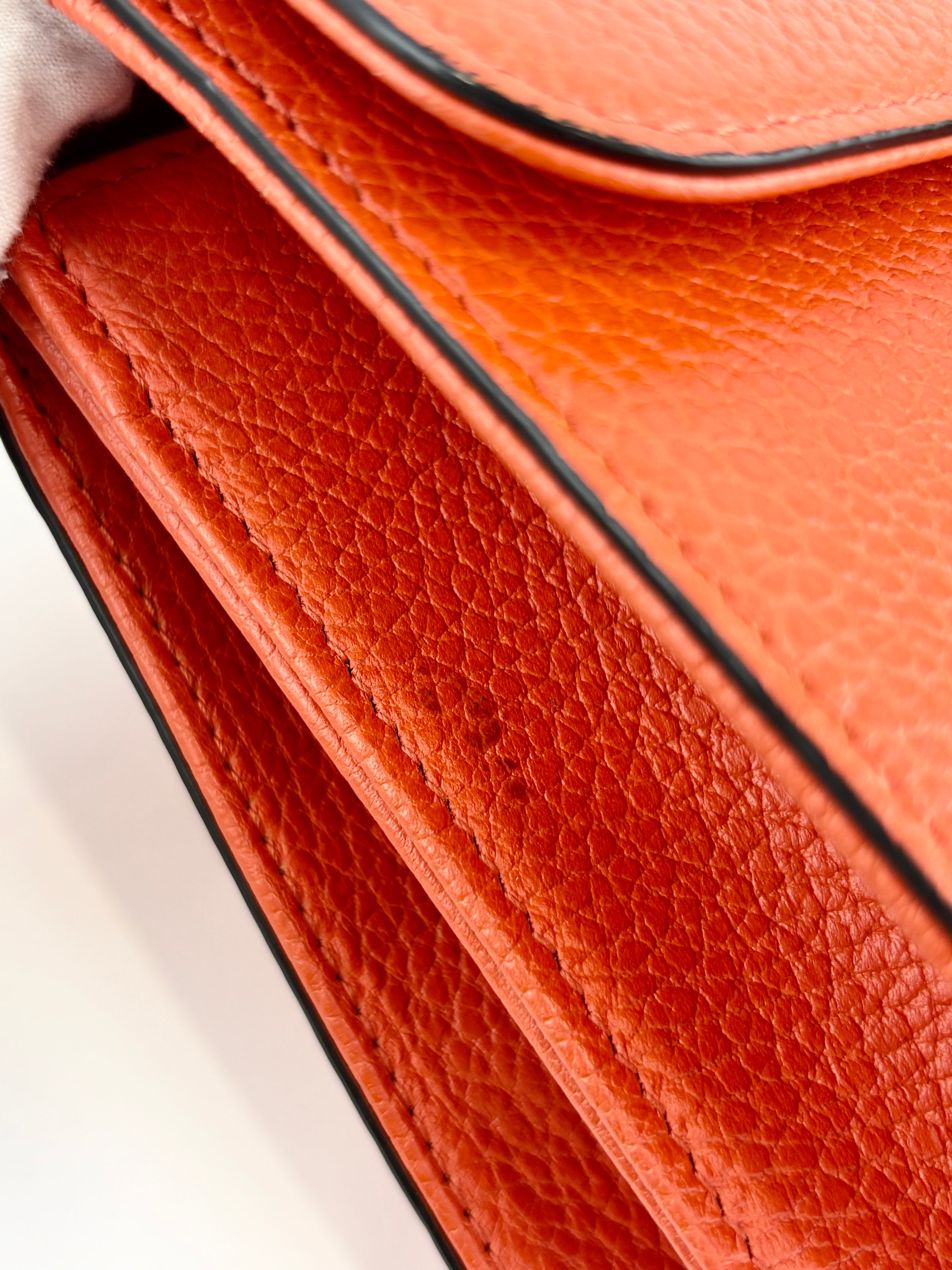 Small Dollar Calfskin Interlocking G Crossbody Bag