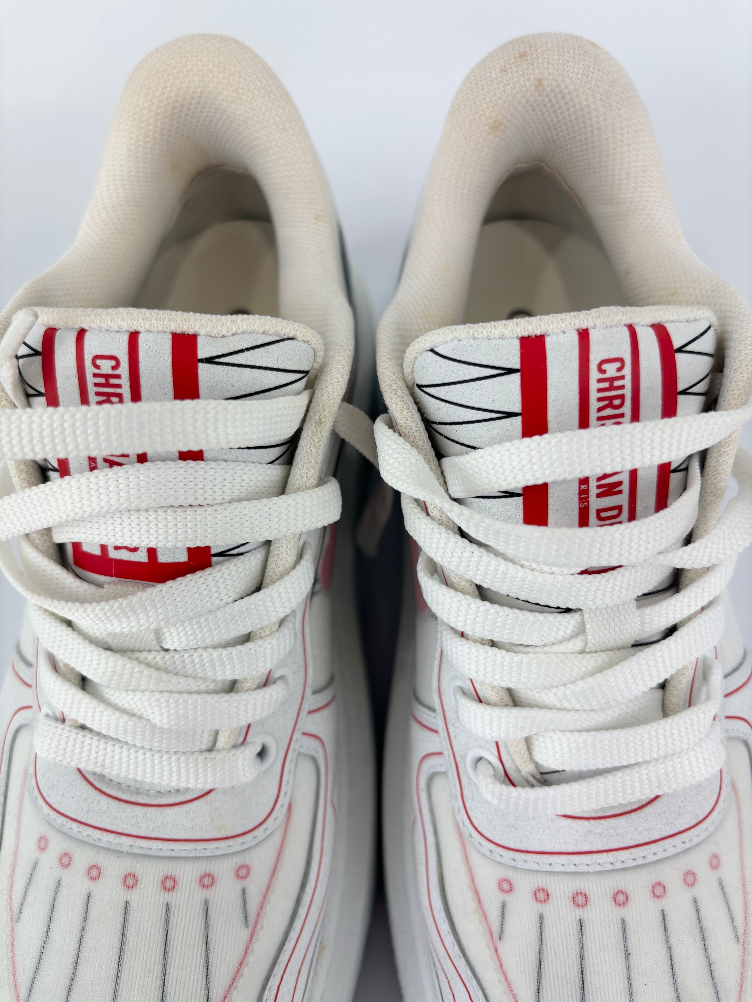 Dioramour Dior Addict Sneakers in Calfskin and Technical Fabric Size 38