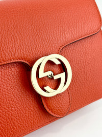 Small Dollar Calfskin Interlocking G Crossbody Bag