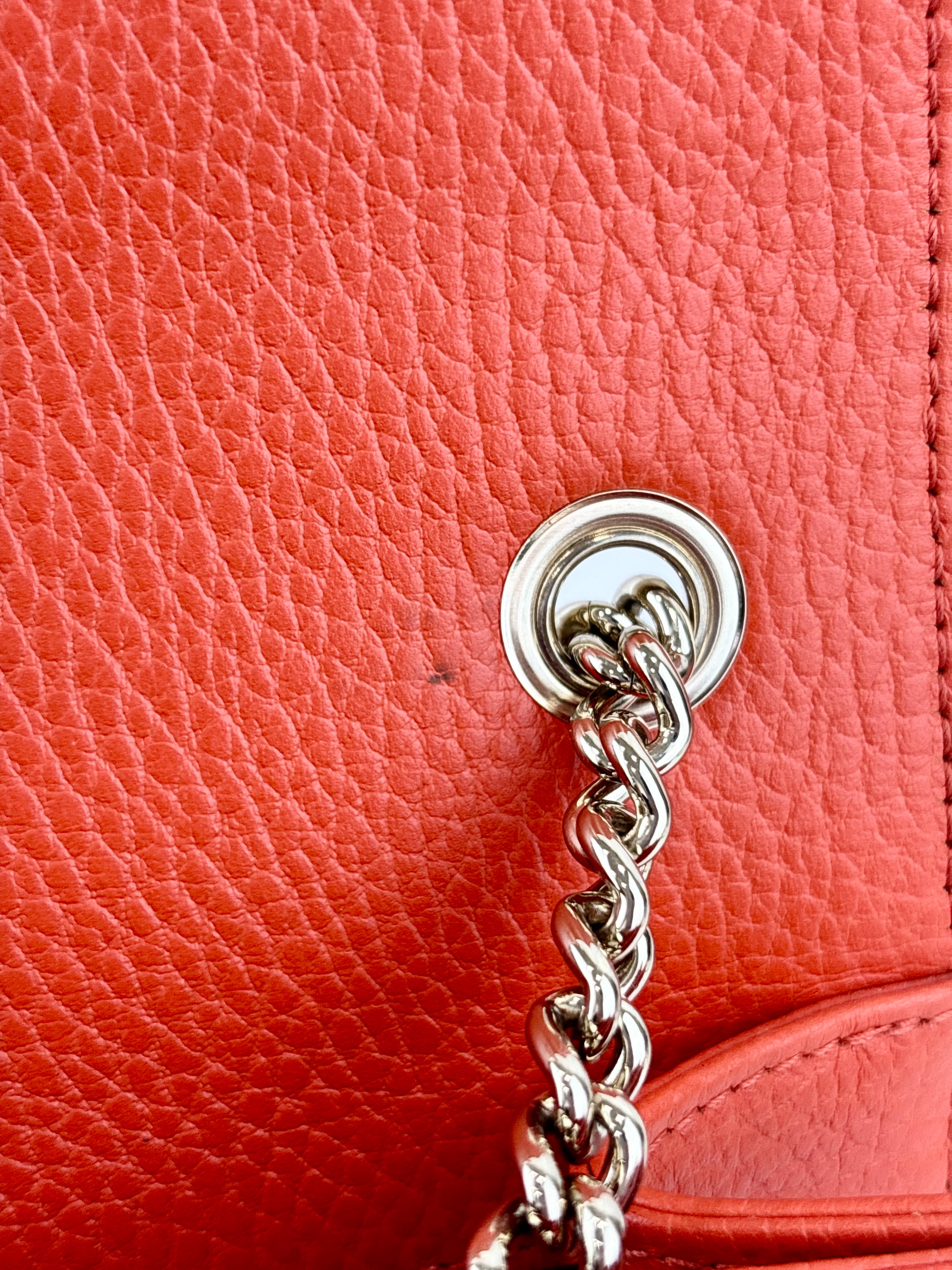 Small Dollar Calfskin Interlocking G Crossbody Bag
