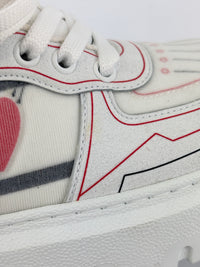 Dioramour Dior Addict Sneakers in Calfskin and Technical Fabric Size 38
