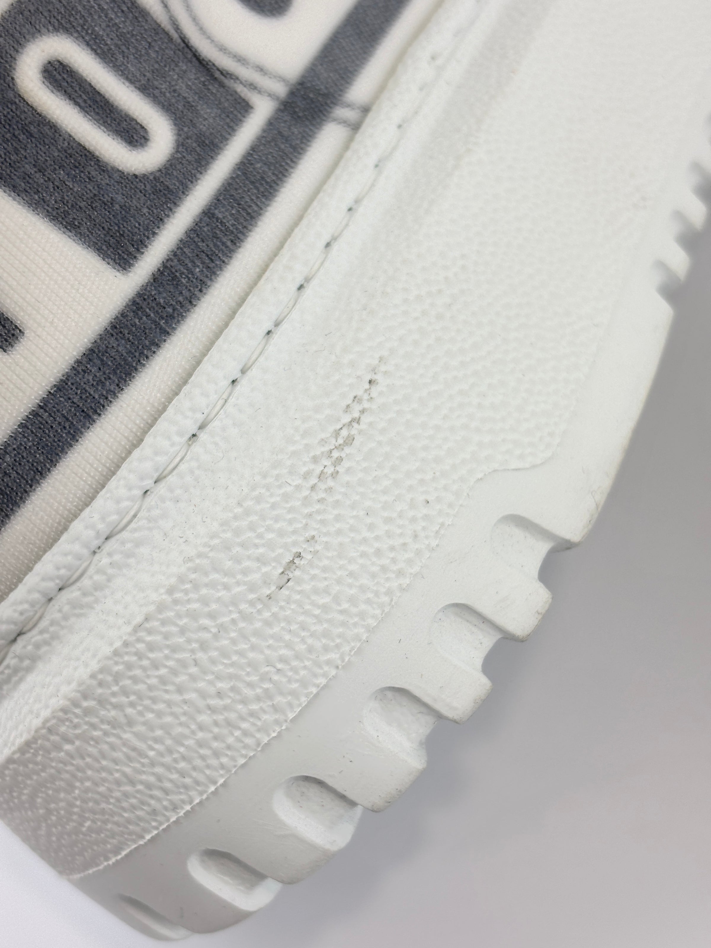 Dioramour Dior Addict Sneakers in Calfskin and Technical Fabric Size 38