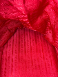 Tessuto Gaufre Nylon Tote in Red