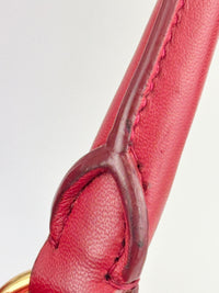 Tessuto Gaufre Nylon Tote in Red